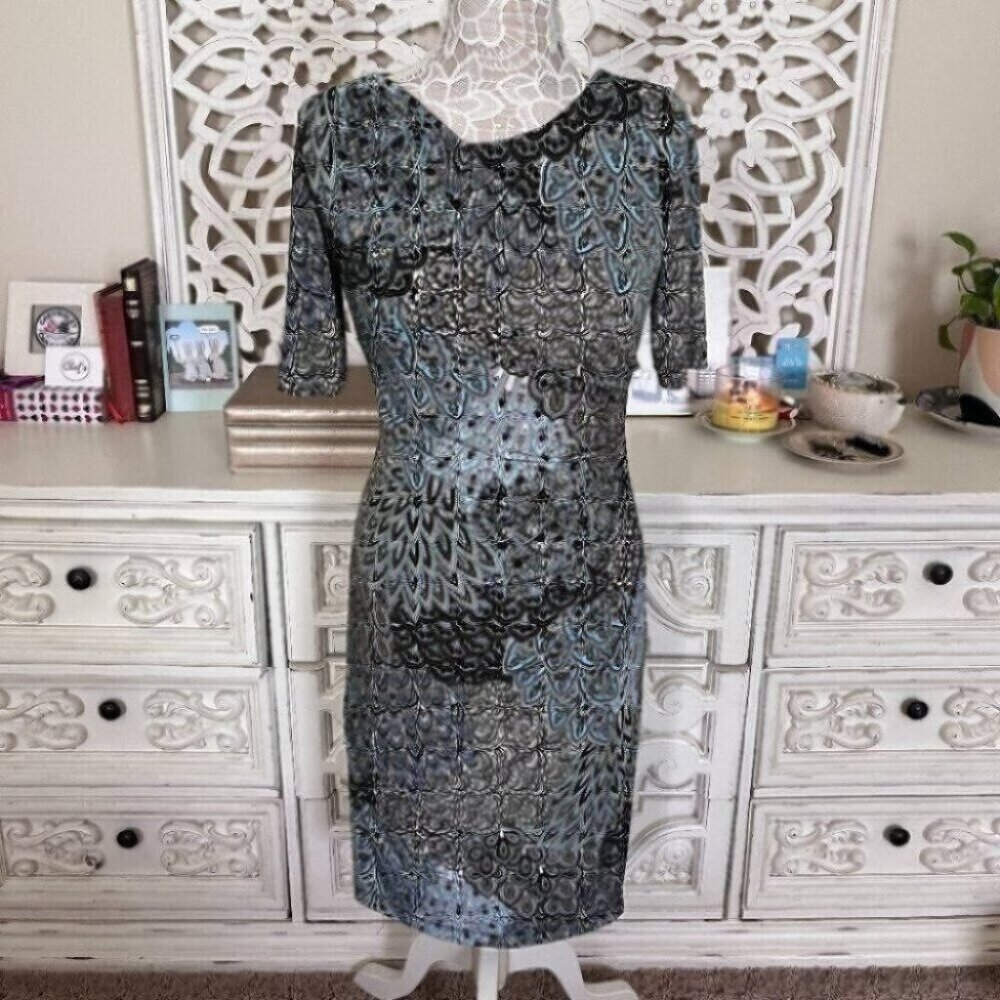 Connected Sheath Midi Dress